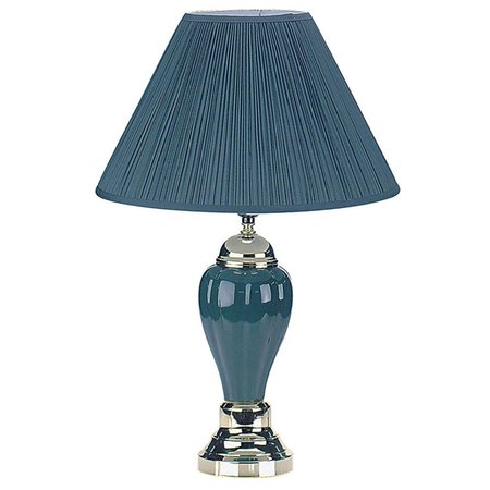 YHIOR 27 in. Ceramic Table Lamp - Green YH2629413